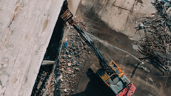 Demolition in Bowling Green