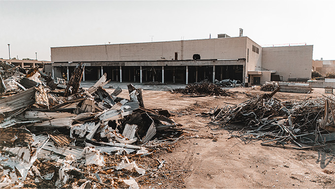 Demolition in Covington