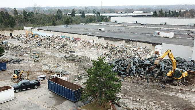 Demolition in Dayton Ohio