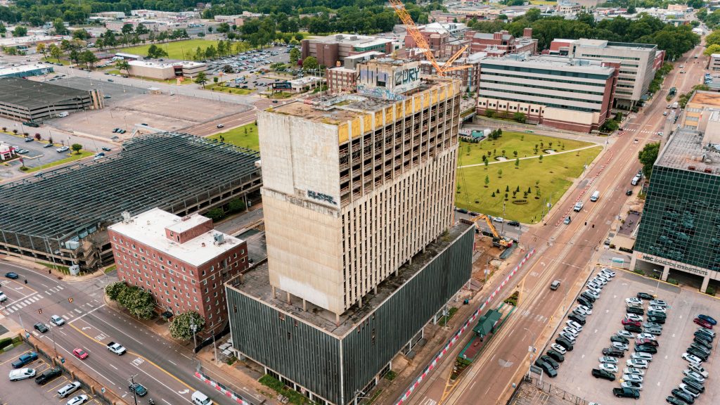 UTHSC Medical Tower Demolition Part 2
